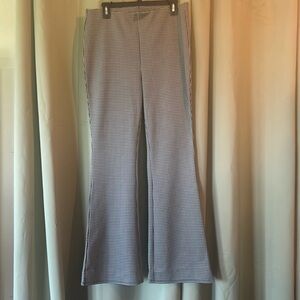 H&M Women's Black and Cream Trousers